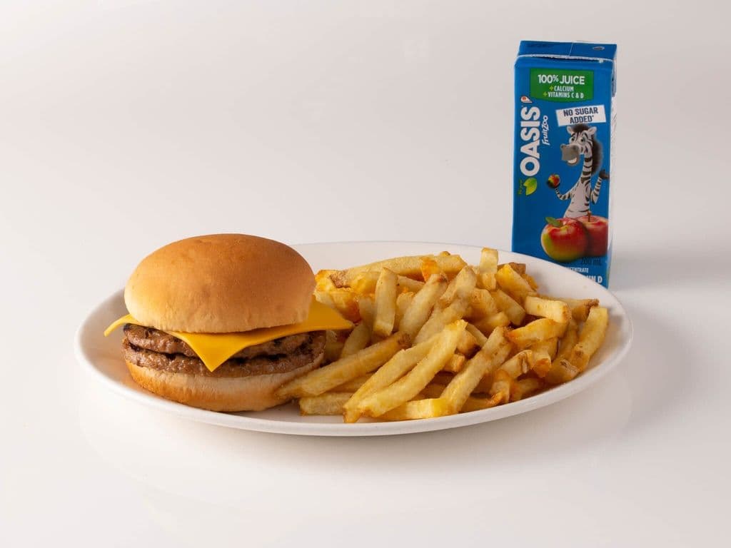 Kids Cheezy Chalet Burger