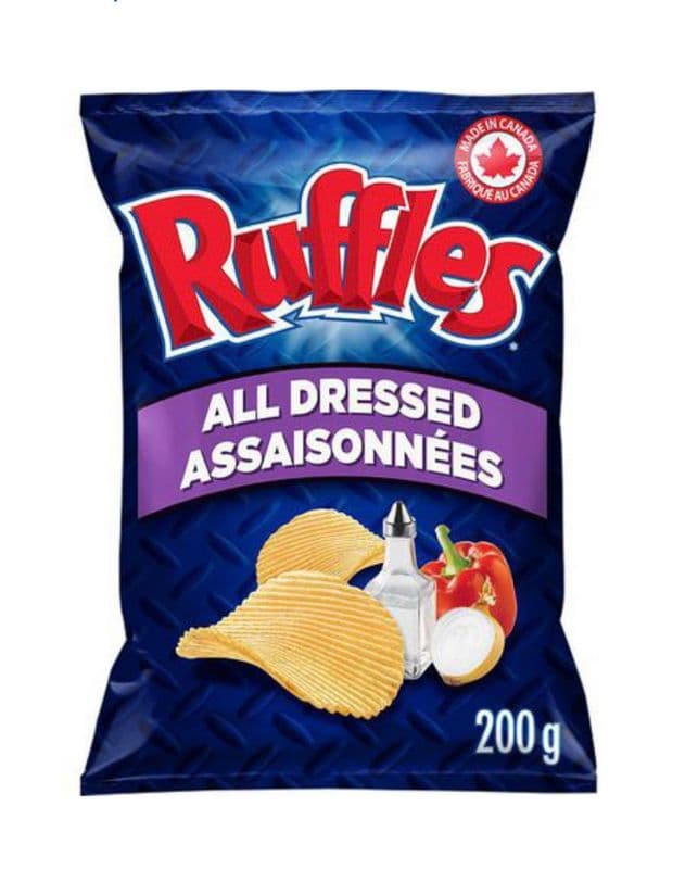 Ruffles All dressed Assaisonnees (200 g) (260 Cal)