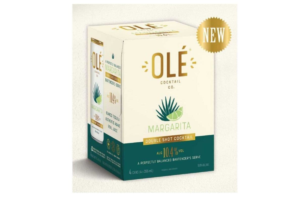 140950. OLE DOUBLE SHOT MARGARITA (4 x 355ML (CANS))