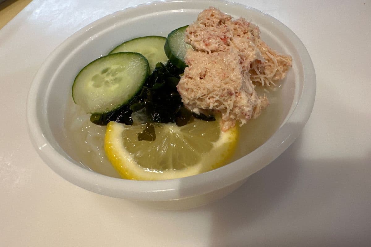 A2.Real Crab Sunomono