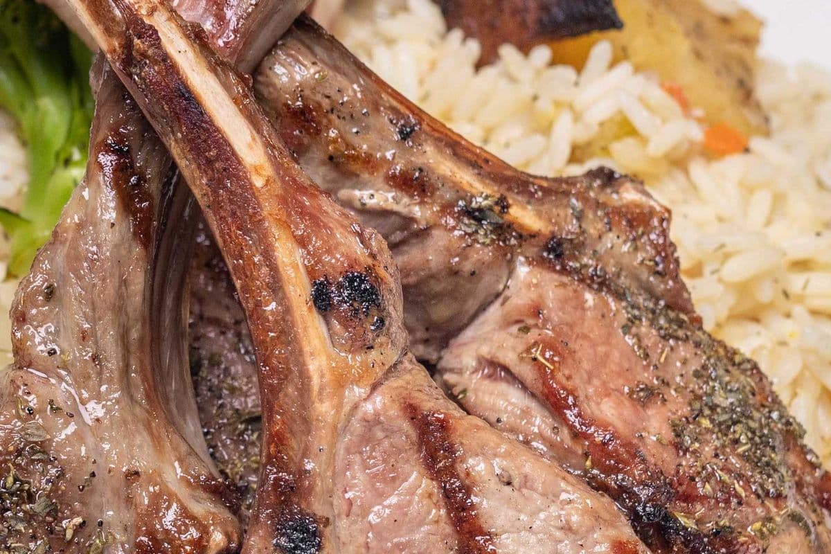 Grilled Rack of Lamb