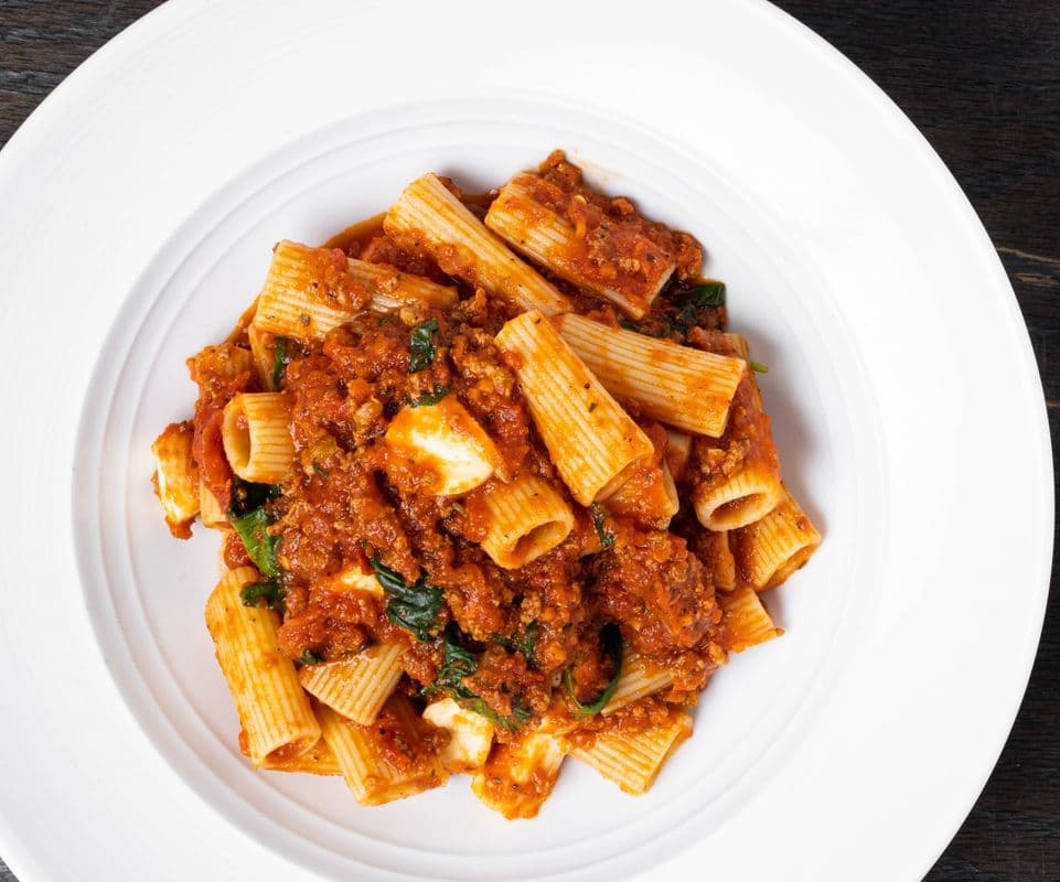 Rigatoni Bolognese