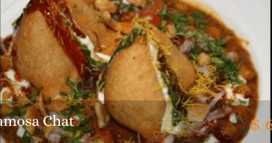 Samosa Chaat (2 pcs)