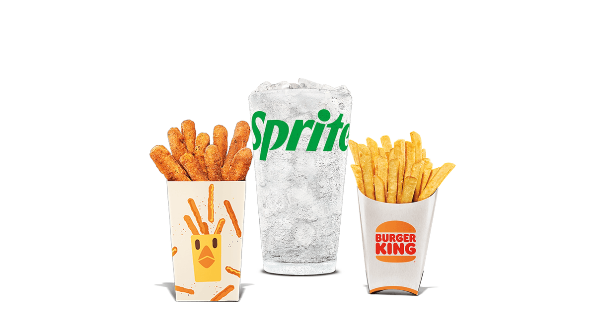 9 Pc. Chicken Fries Medium Combo