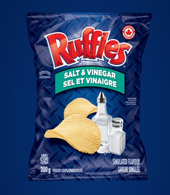 Ruffles salt & vinegar