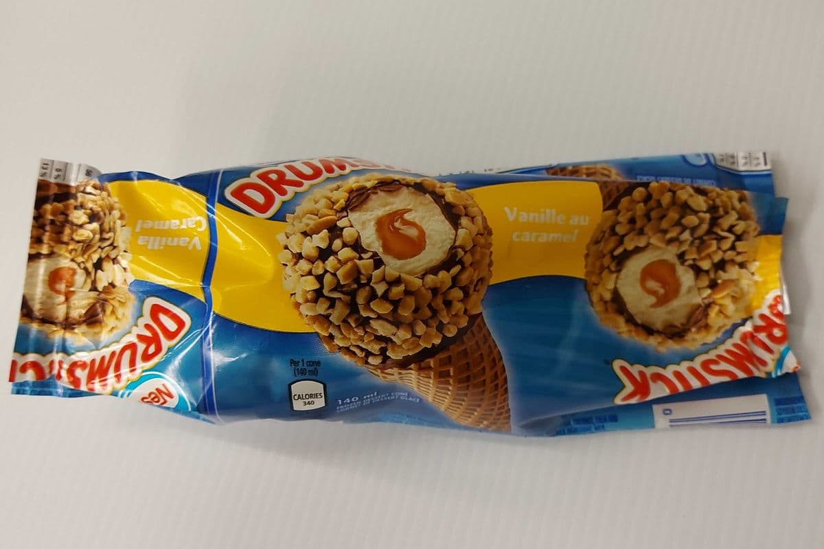 Nestle drumstick vanilla caramel