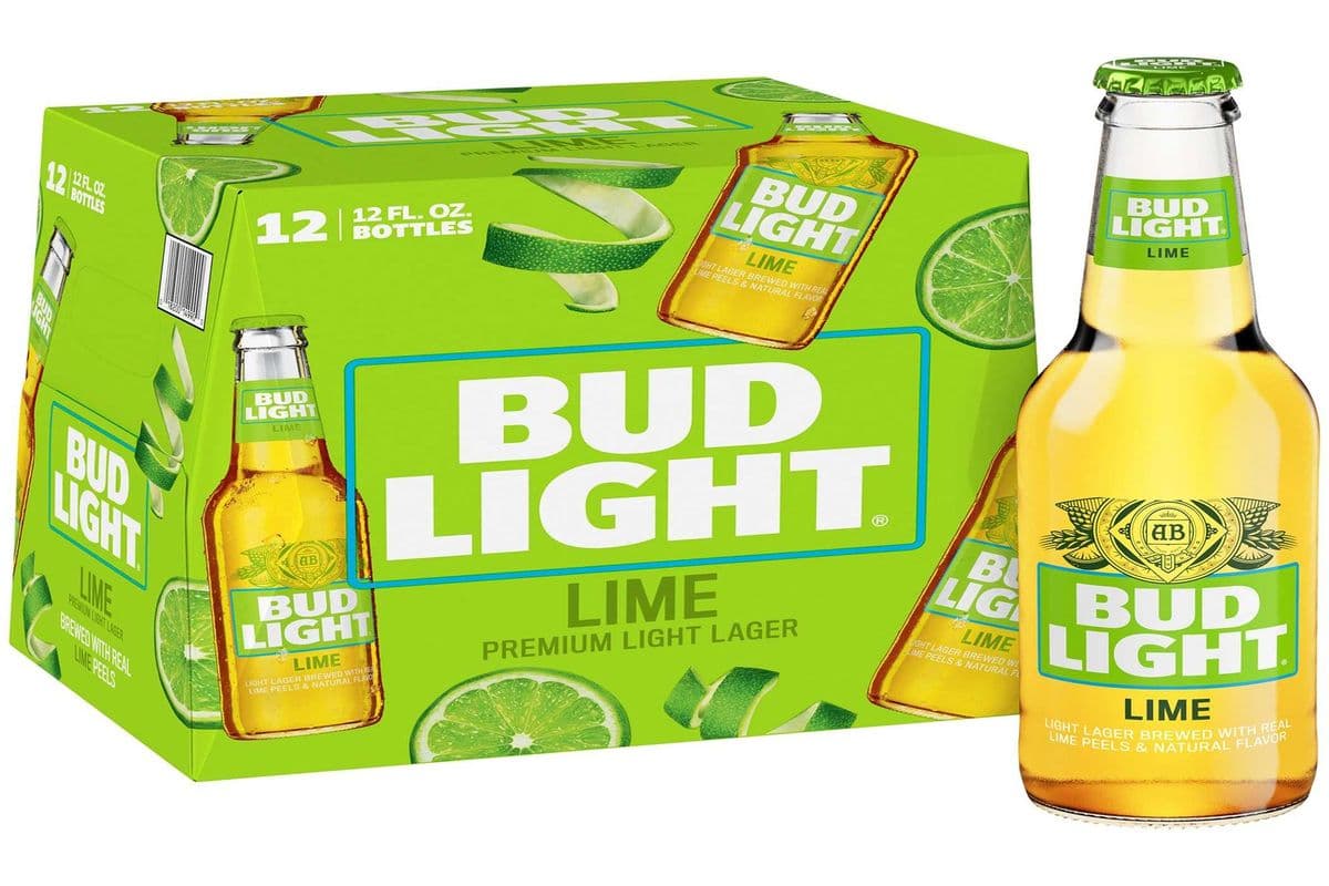 BUD LIGHT LIME BOTTLES BEER 12 (12 x 341ML)