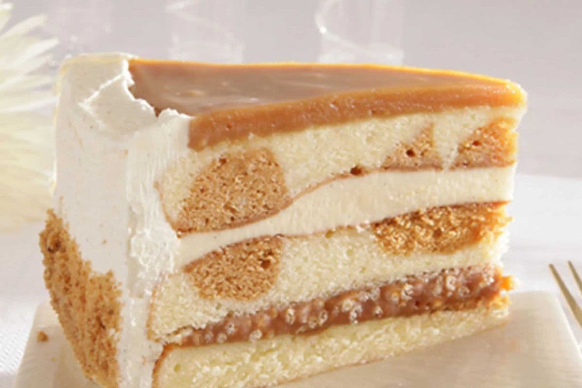 Salted Caramel Vanilla Crunch Cake