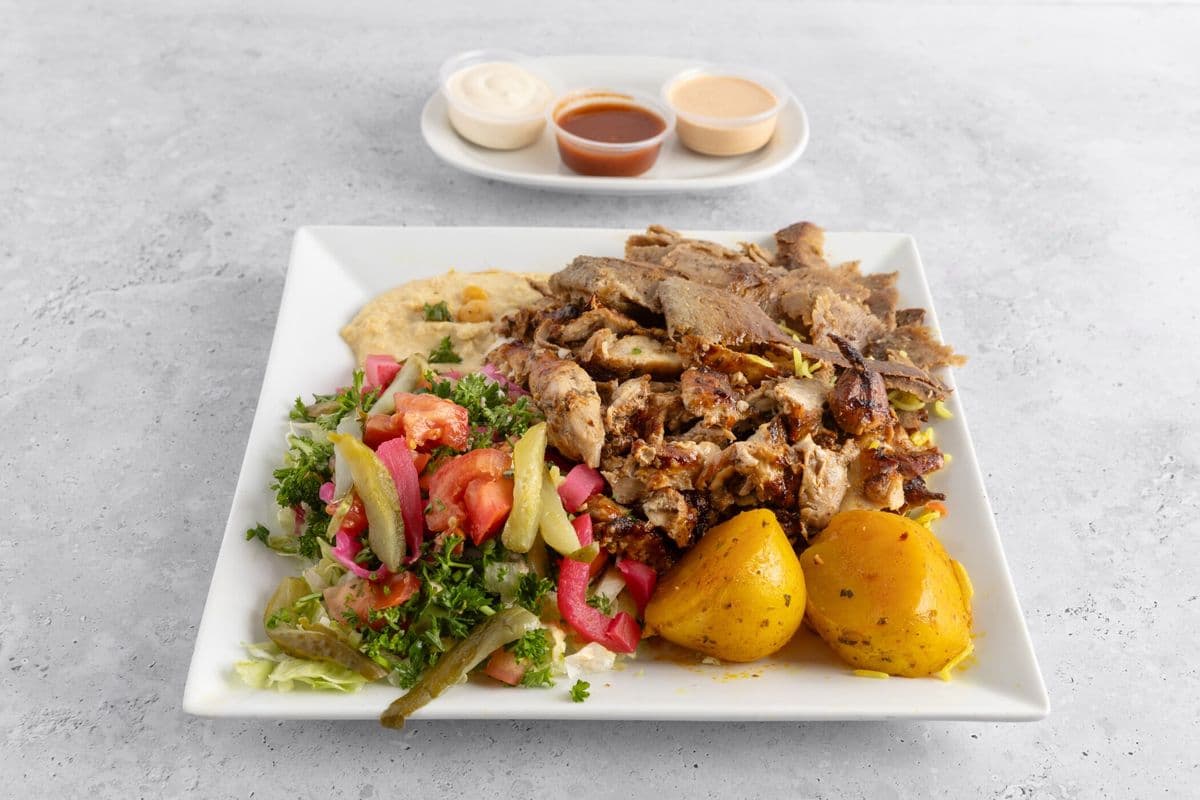 Mixed Shawarma Plate
