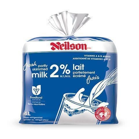 Neilson 2% Milk Pouch 4L