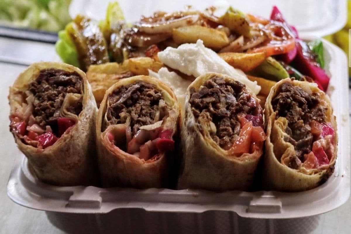 Sajj Chicken shawarma Plate