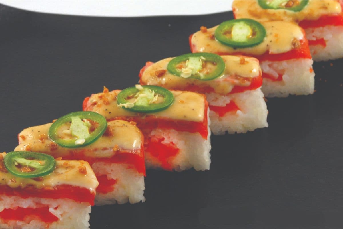 Aburi Salmon Battera