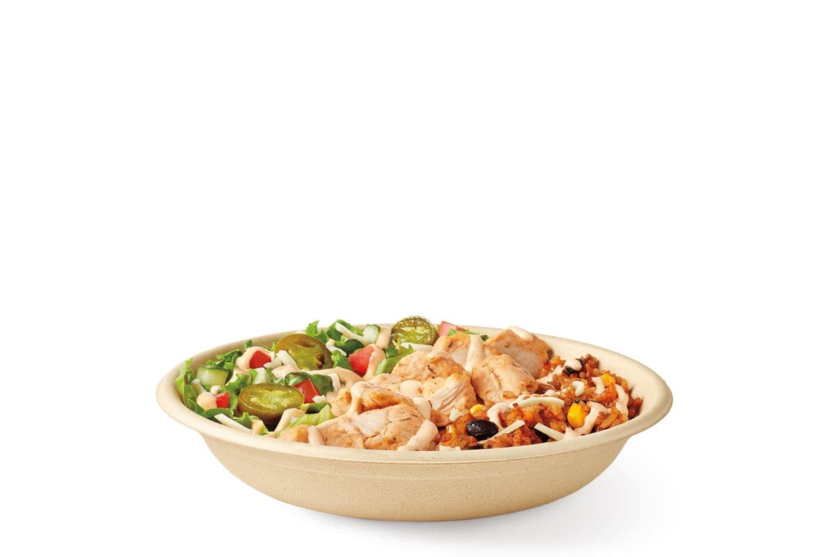 Seasoned Roasted Chicken Habanero Loaded Bowl