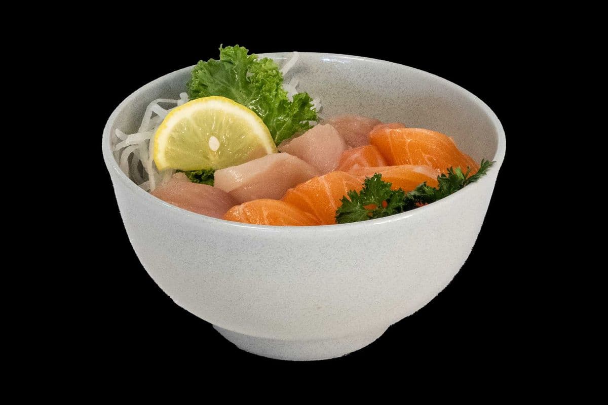 Tuna and Salmon Donburi