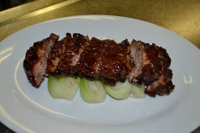 33. Côtés Levées Braisées au BBQ Chinois avec du Miel / Chinese BBQ Braised Baby Back Ribs with Honey