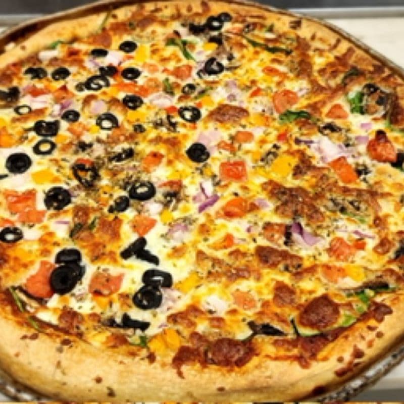Greek Meat Pizza