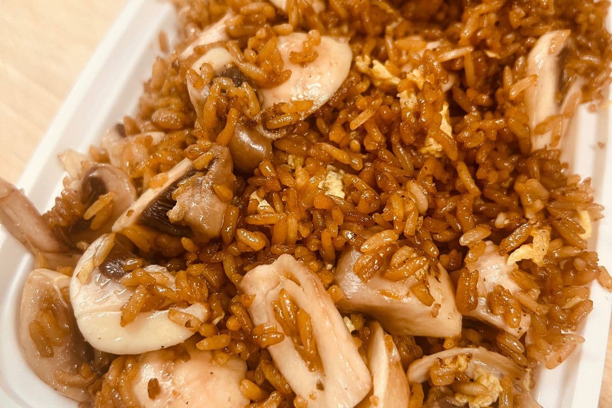 Mushroom Fried Rice 蘑菇炒饭