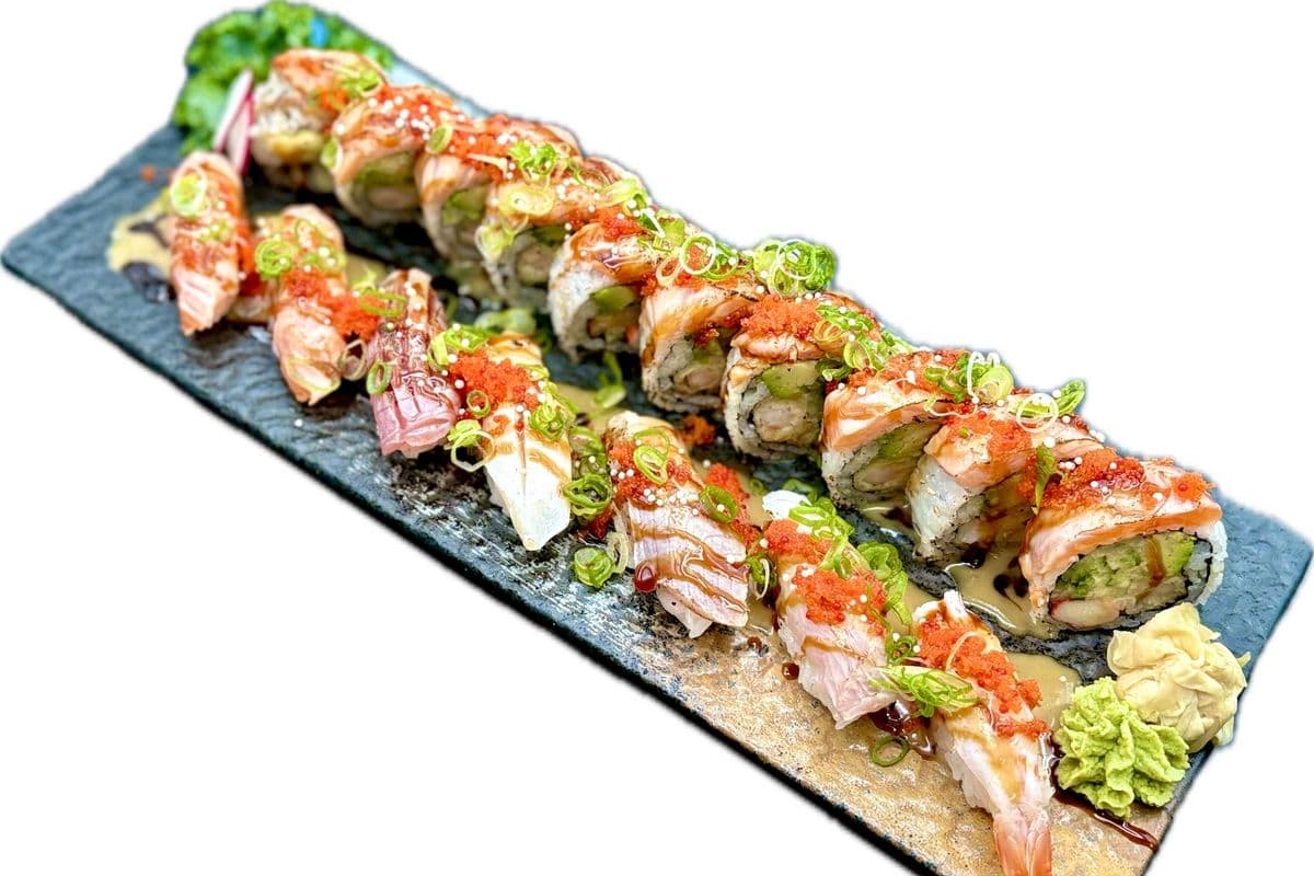 Aburi Salmon Nigiri Sushi Combo