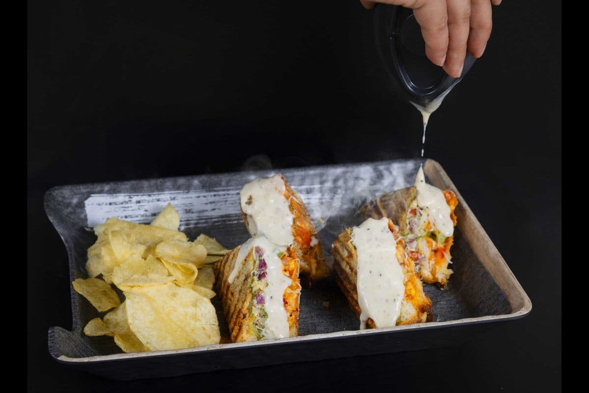 Cheese Volcano Sandwich