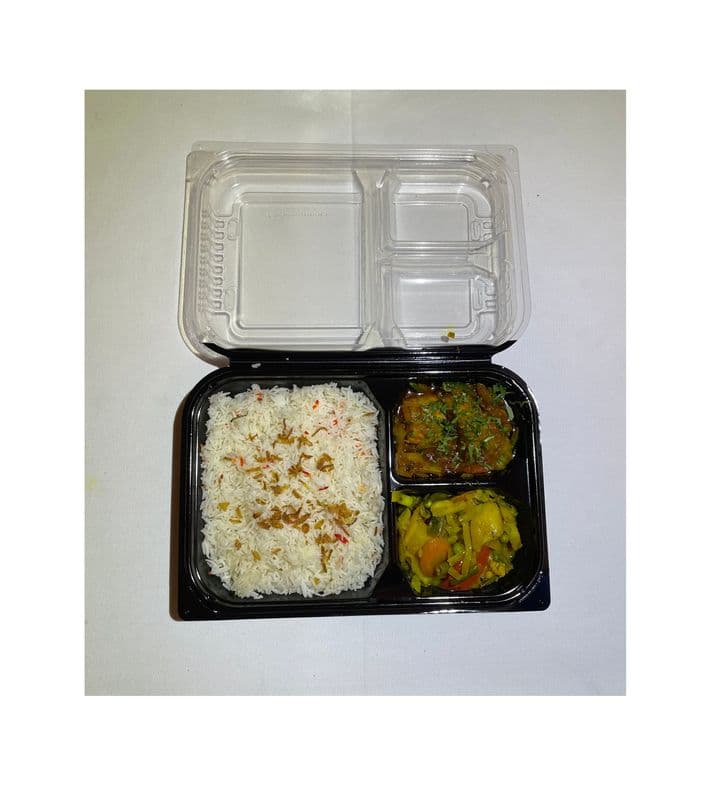 Thali Poisson mirchi masala / Mirchi Masala Fish Thali
