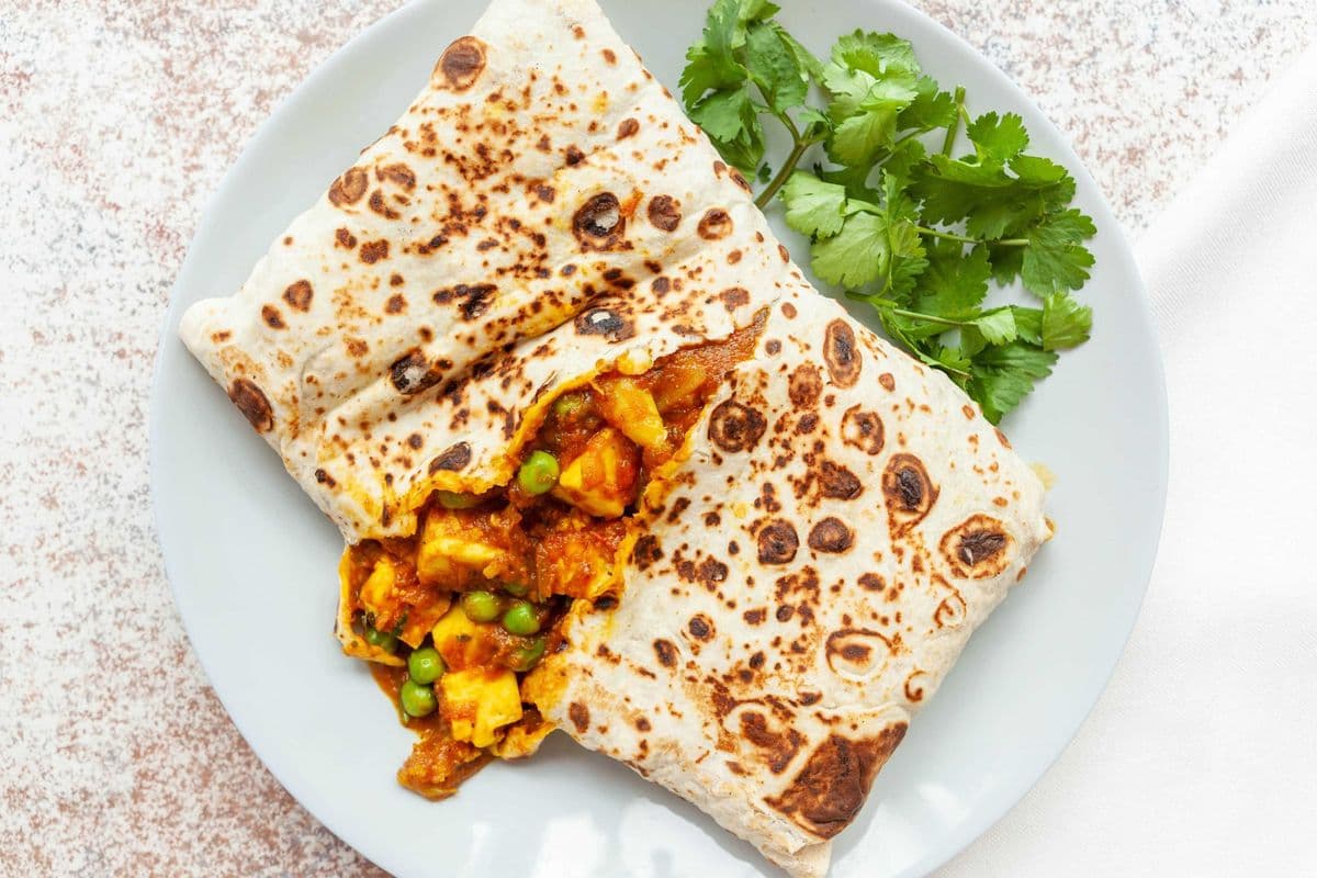 Paneer Jalfrizi Roti