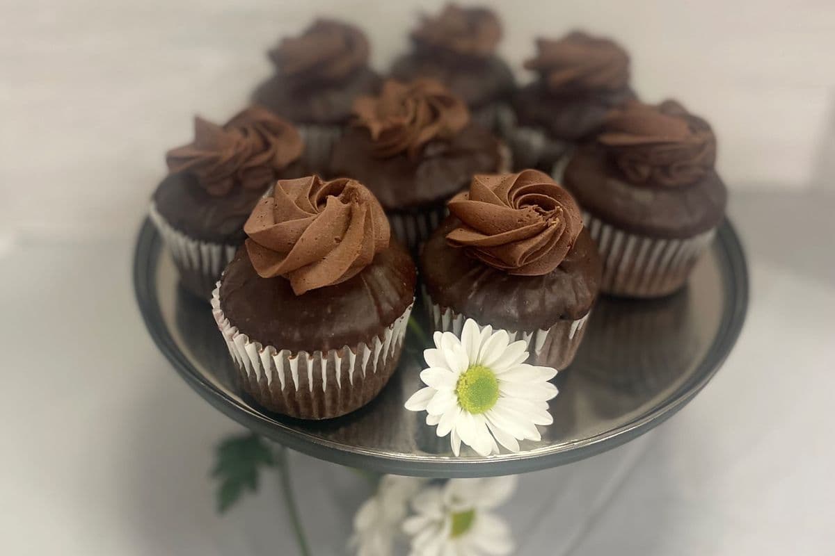 Chocolate Cupcake with Raspberry Filling