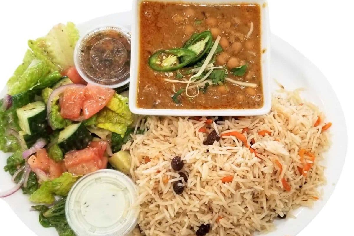 Channa Masala Platter