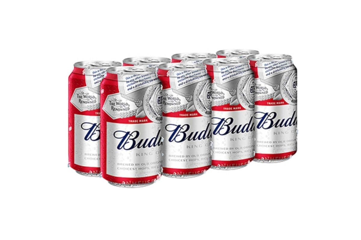 Budweiser (8-pack) (1 x 8 PACK CANS )