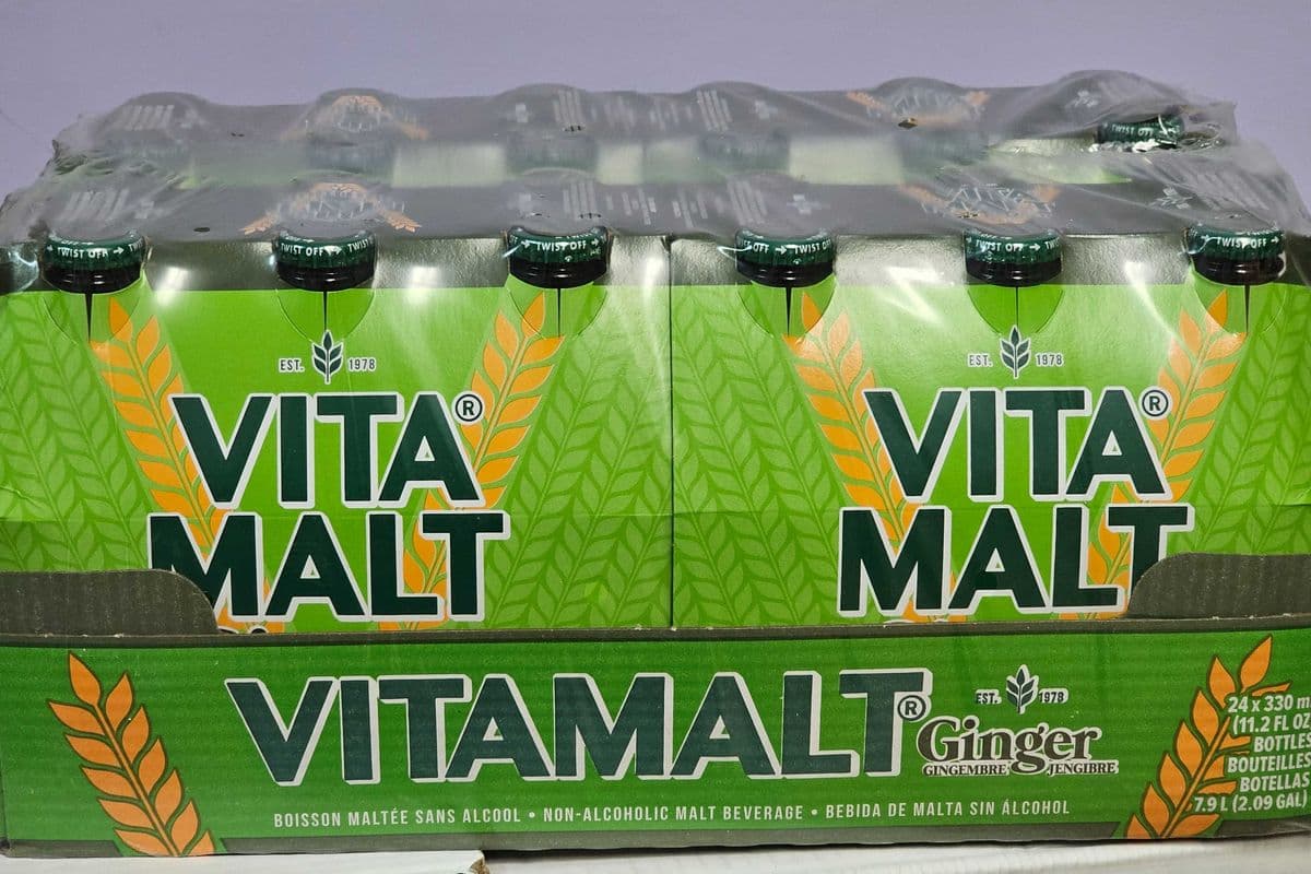 Crate of Vita Malt Ginger