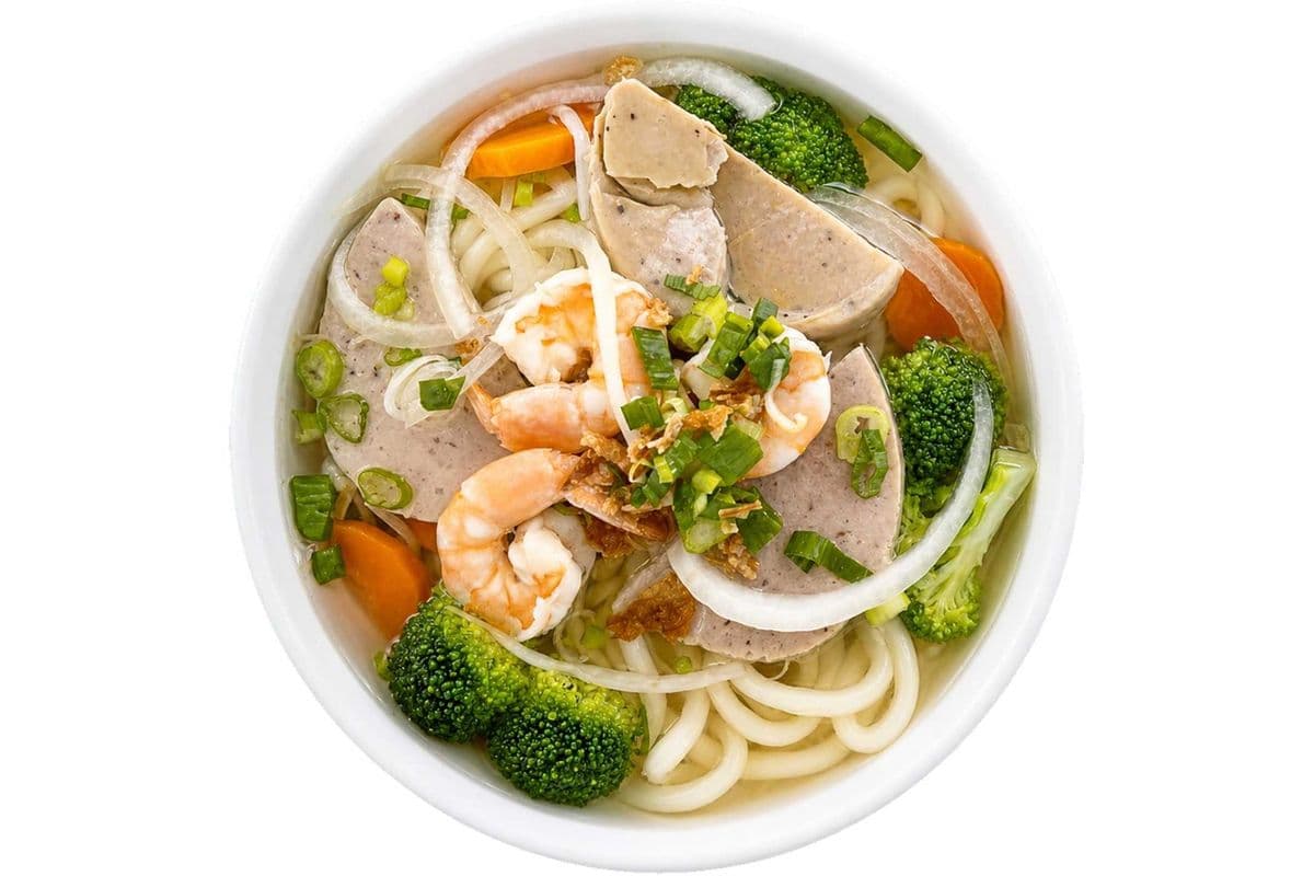 23. Vietnamese Ham and Shrimp Udon Noodle Soup