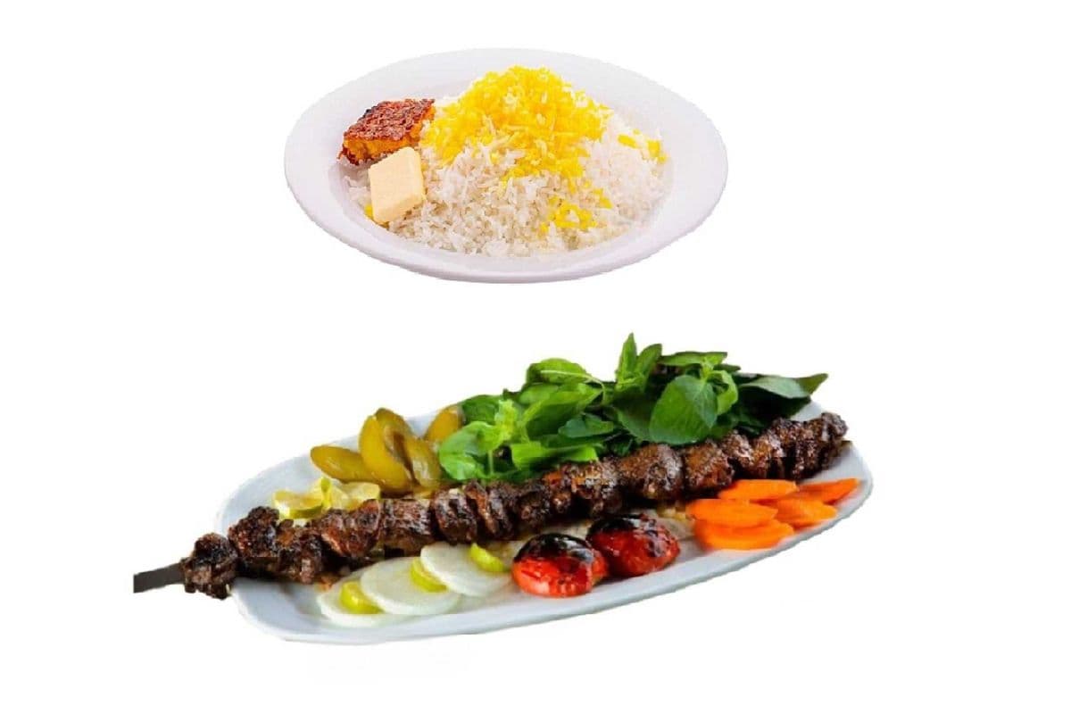 Gilan Chicken Kebab (Jooje Kababe Torsh) with Rice