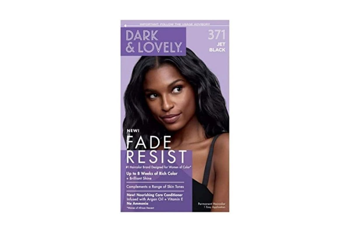 Dark & Lovely (371 Jet) Black Hair Colour (907 g)