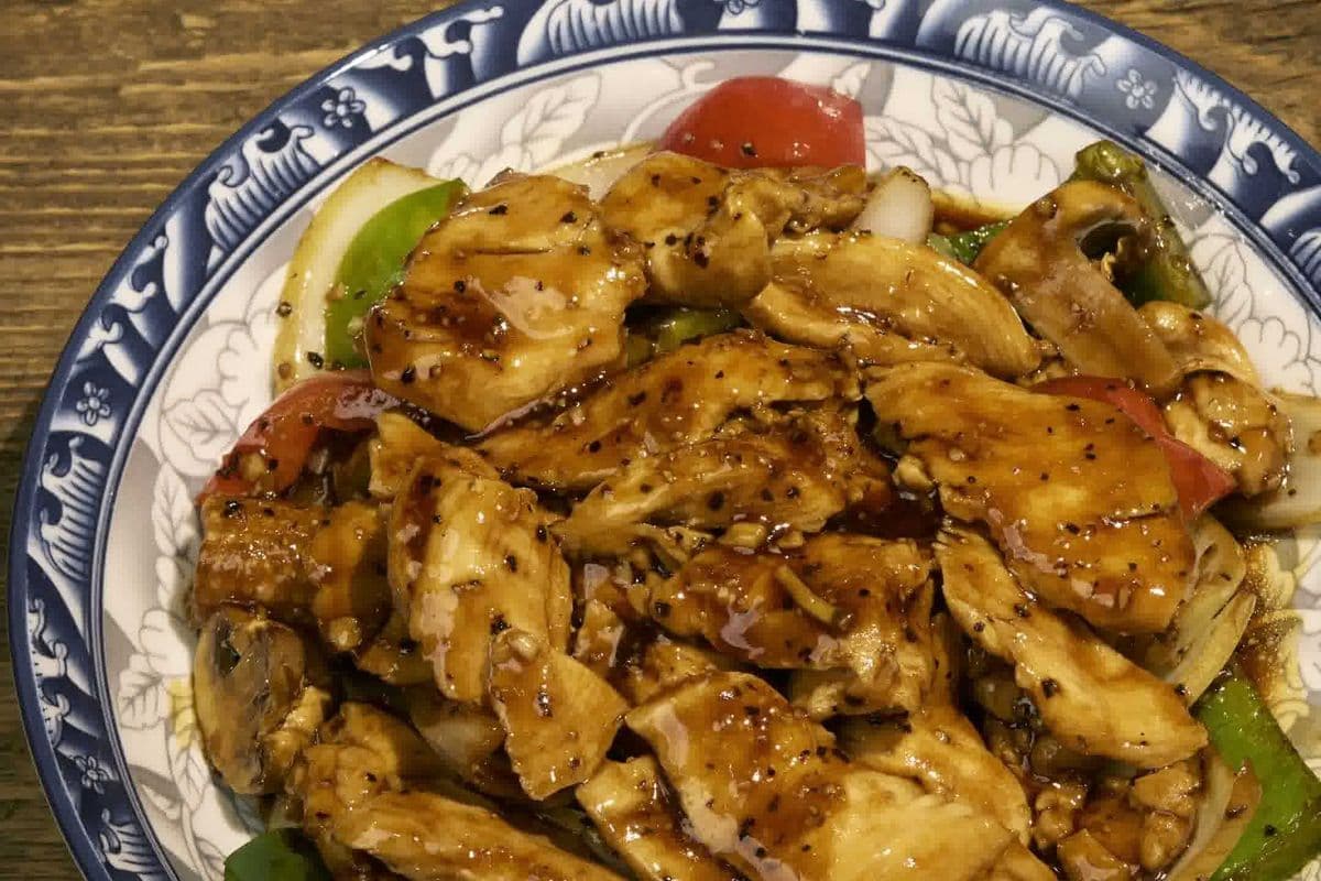 Singapore Black Pepper and Garlic Chicken