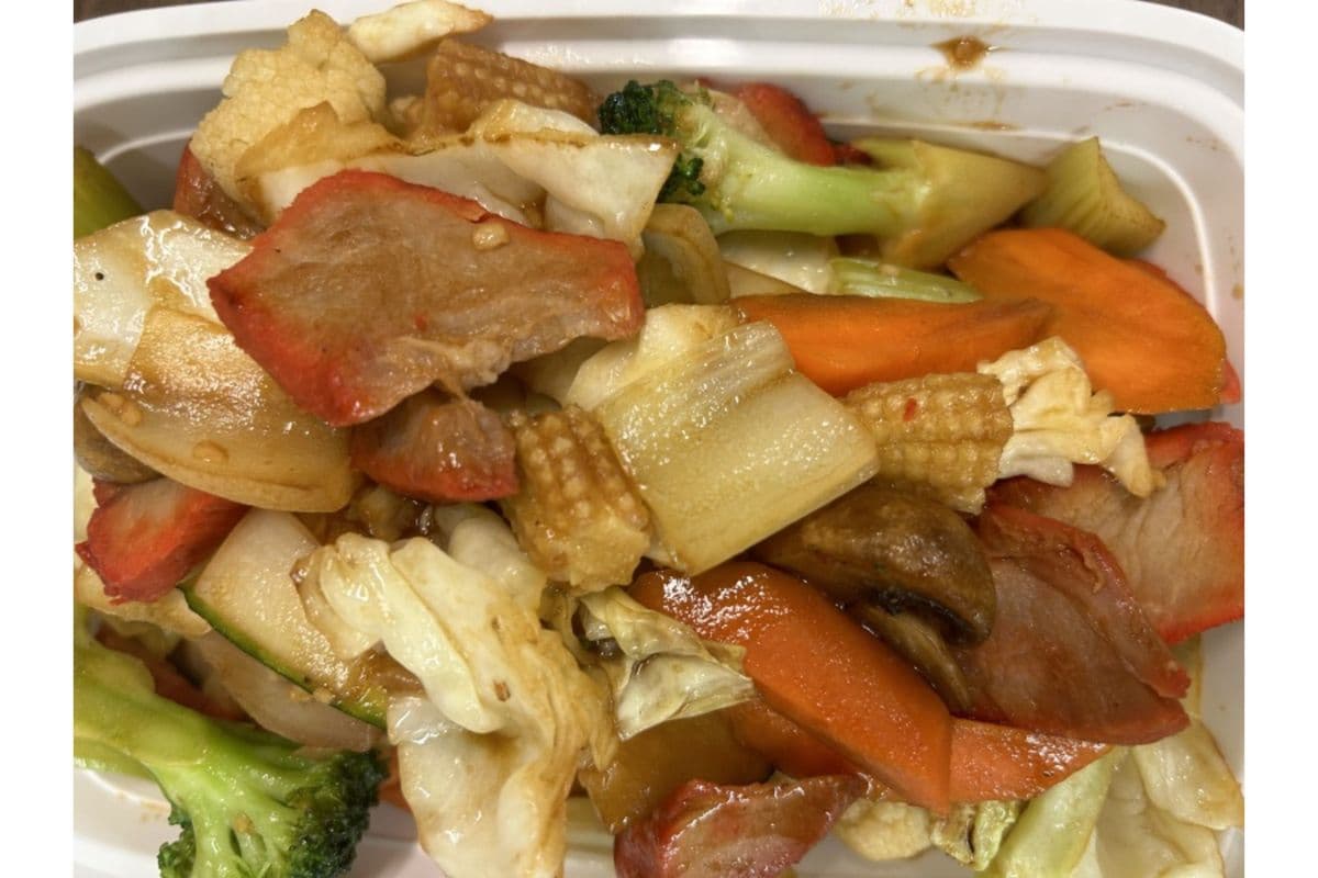 39. BBQ Pork Mixed Vegetables