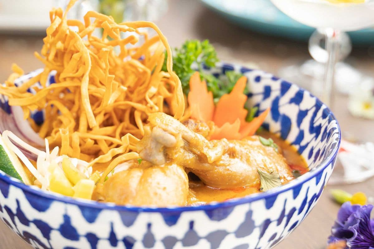 Curried Noodles with Chicken - Kao Soi