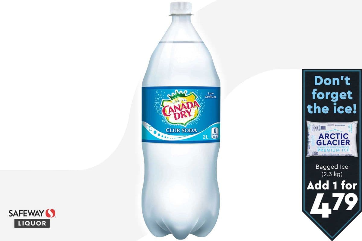 Canada Dry Club Soda (2 L)