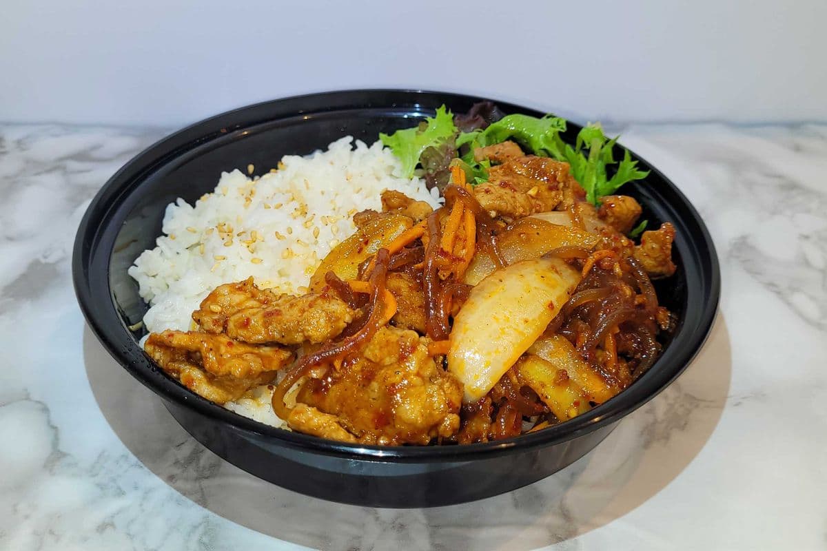 Korean Style Fire Chicken Dish