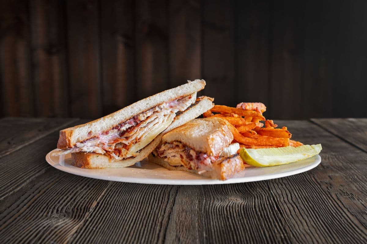 Turkey, Brie, and Cranberry Sandwich