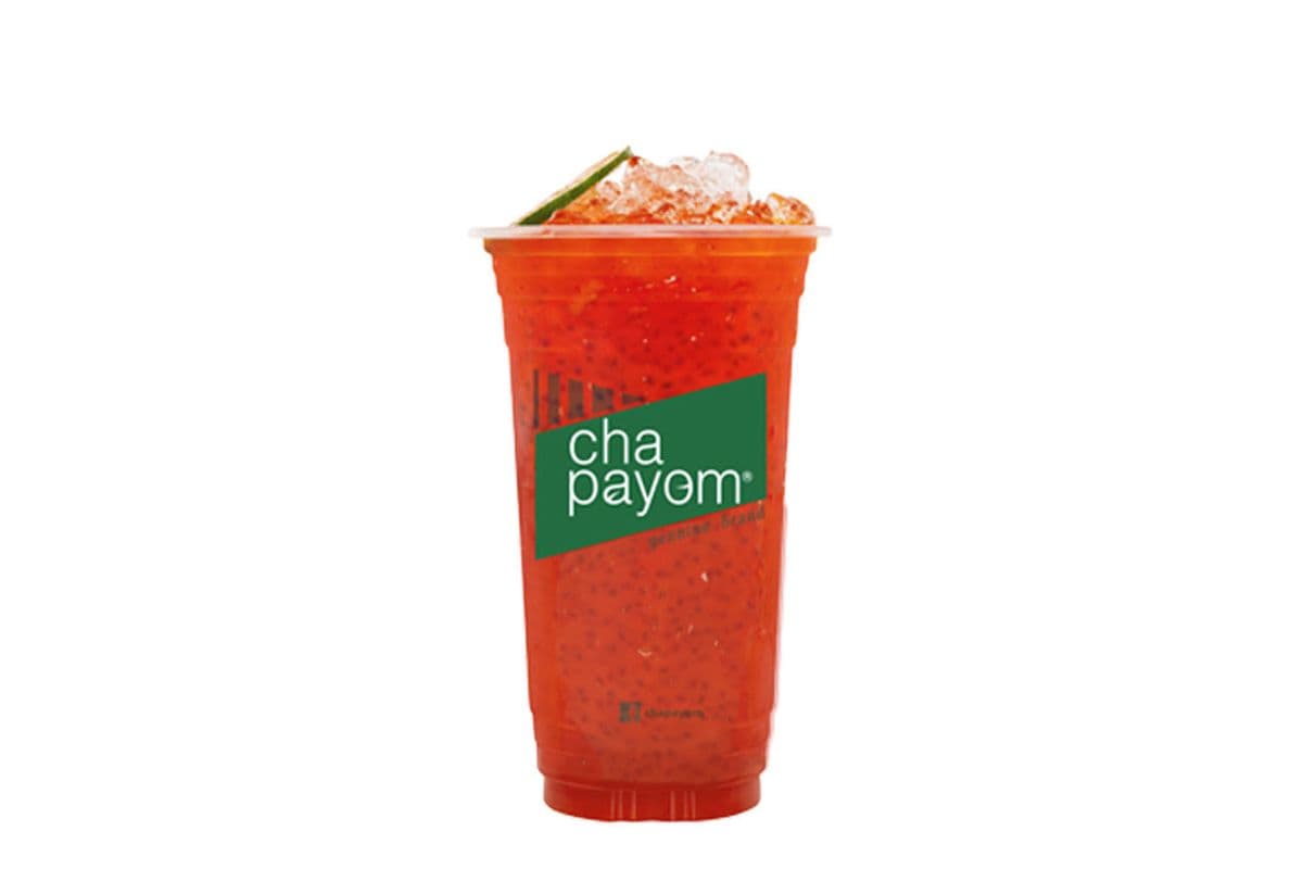 Thai Lime Black Tea with Brown Sugar Basil Seeds