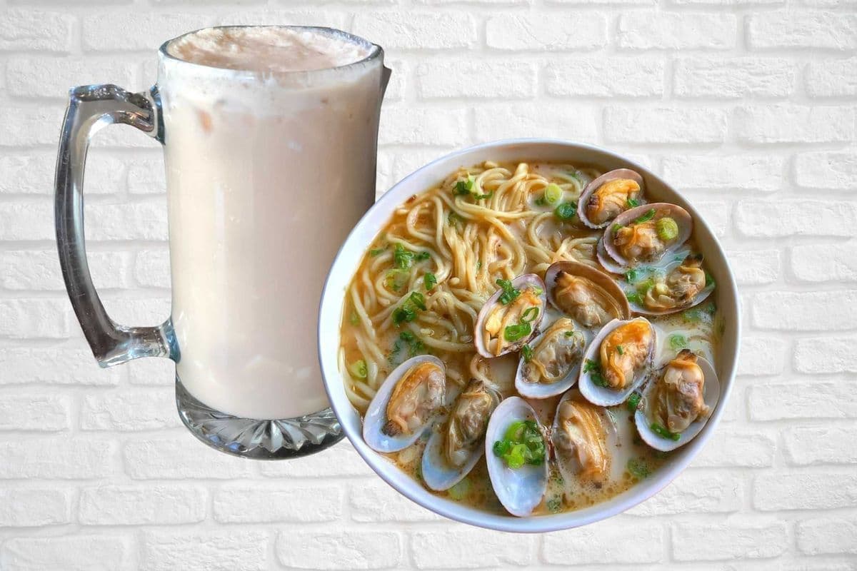 Asari (Clams) Ramen and Drink Combo