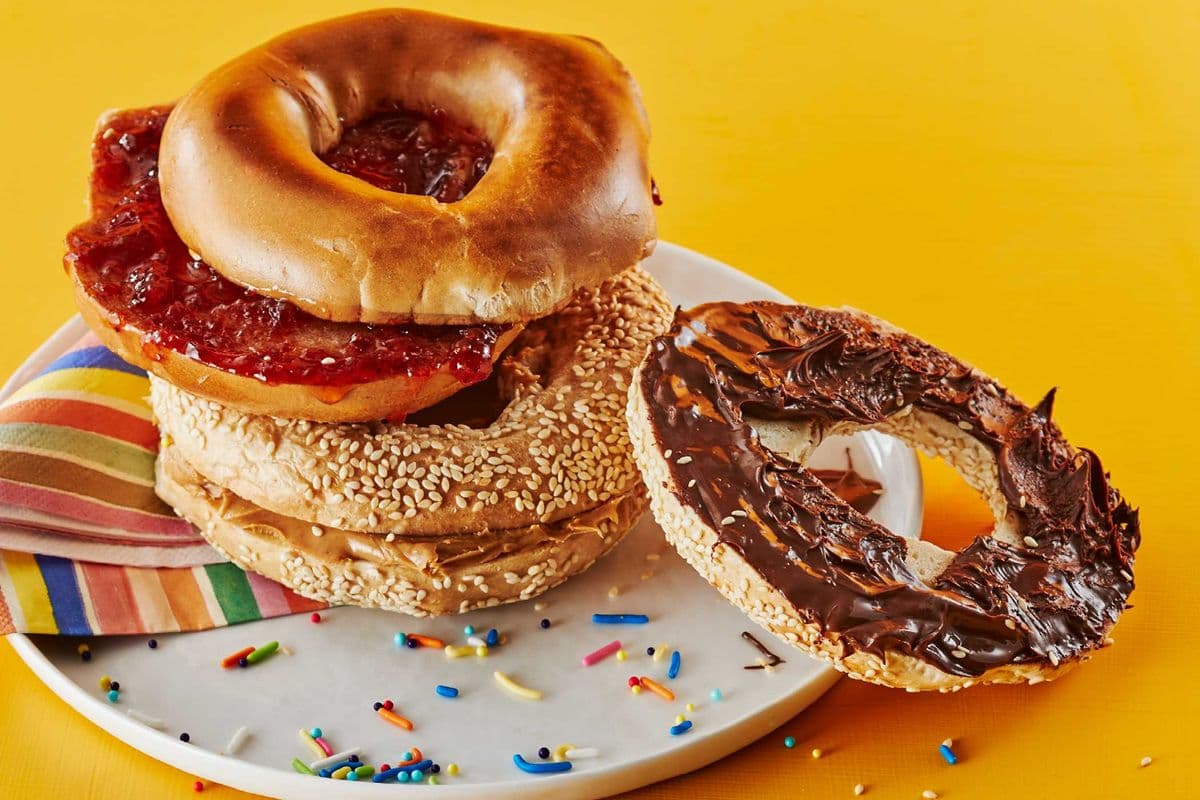 Bagel Sucré - Beurre d'arachide / Sweet Bagel - Peanut butter