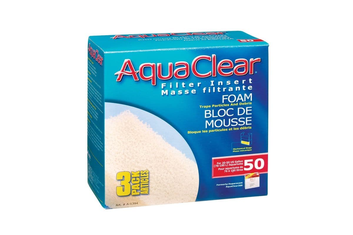 Hagen Foam Filter Insert for AquaClear 50/200 (3 pack)
