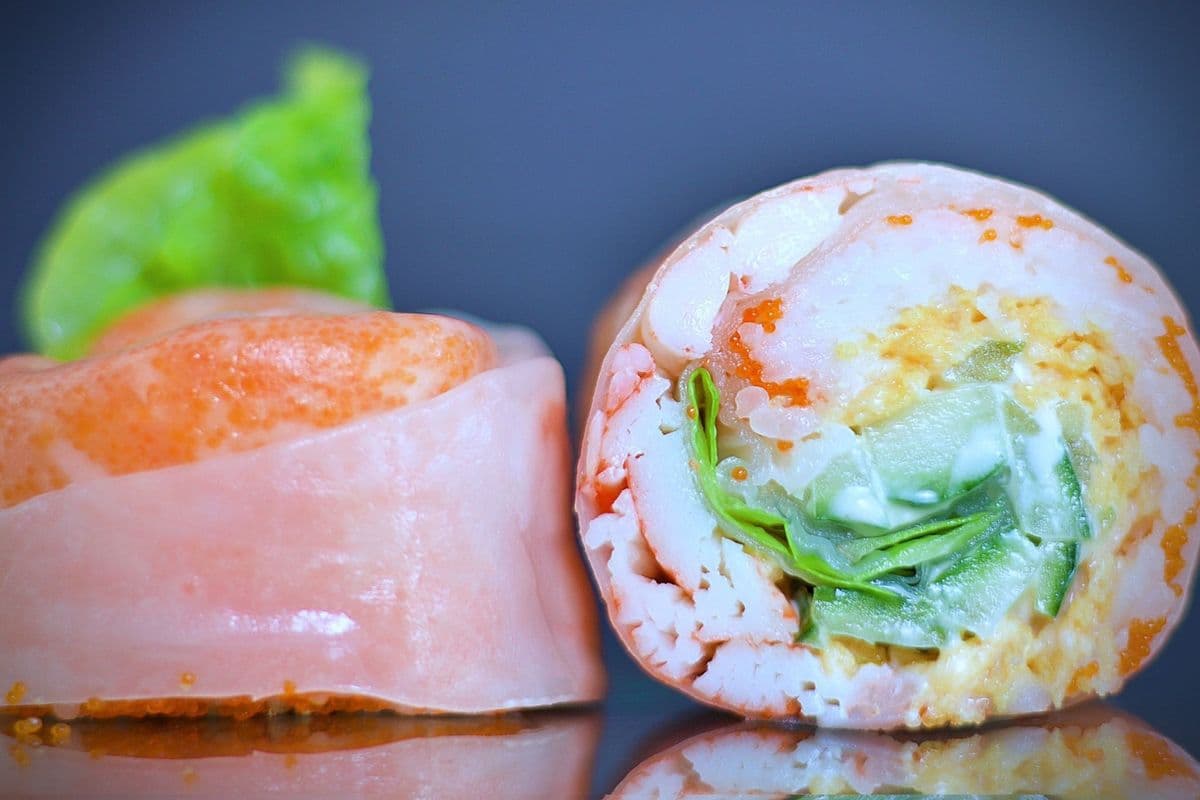 Maki du printemps aux crevettes