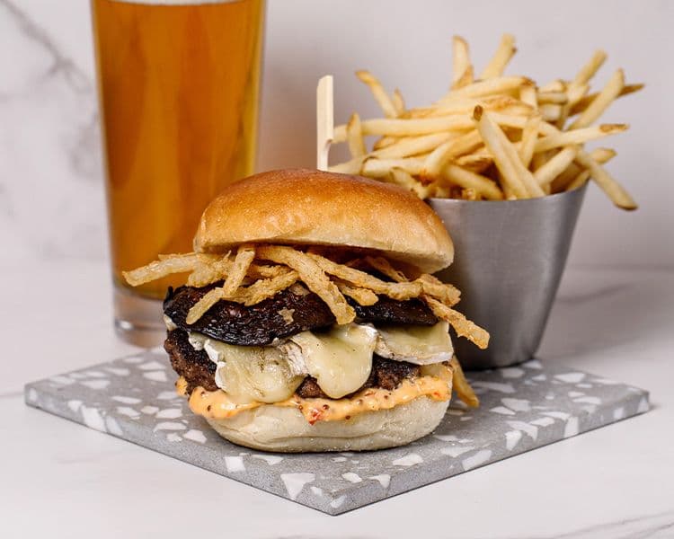 Portobello Brie Burger