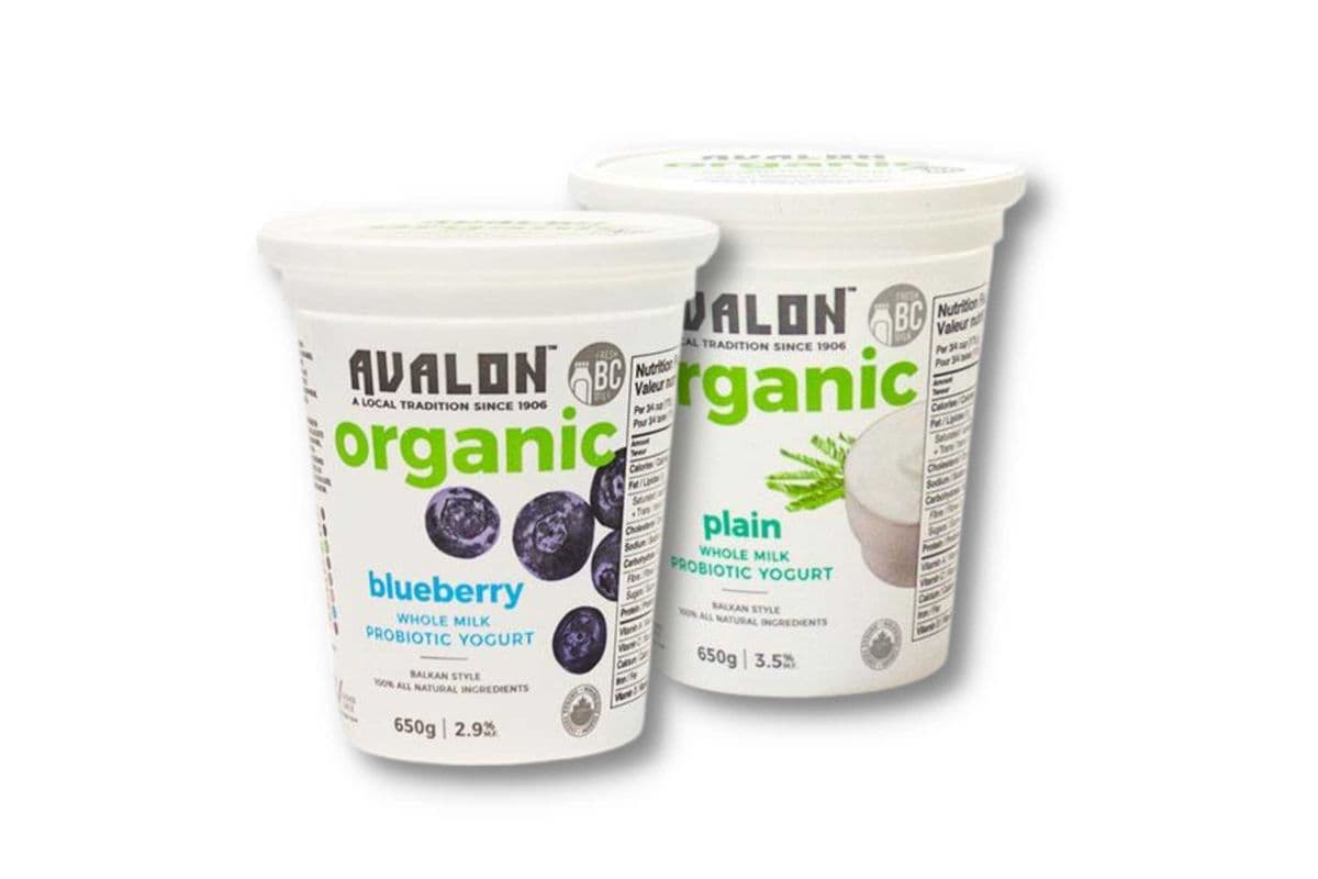 Avalon Organic Yogurts (650 g)
