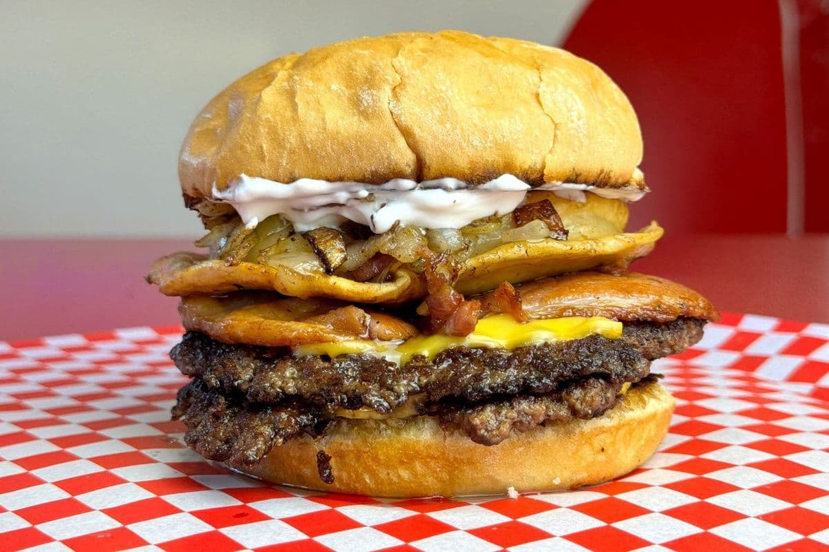 Pierogi Smash Burger