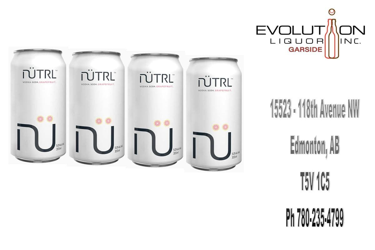Nutrl Vodka Soda Grapefruit C355-04 (4 x 355ml Can)