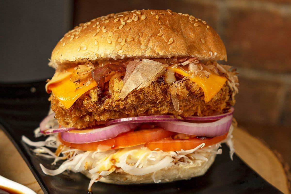 Teriyaki-Mayo Katsu Burger