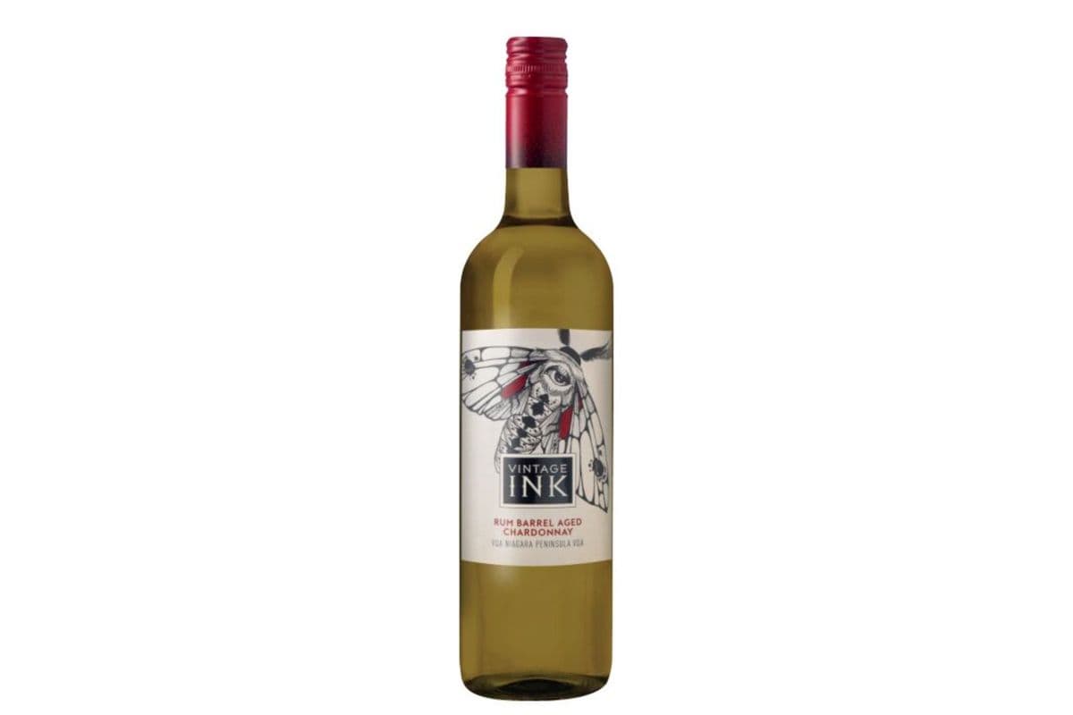 Vintage Ink Rum Barrel Aged Chardonnay VQA (1 x 750mL)