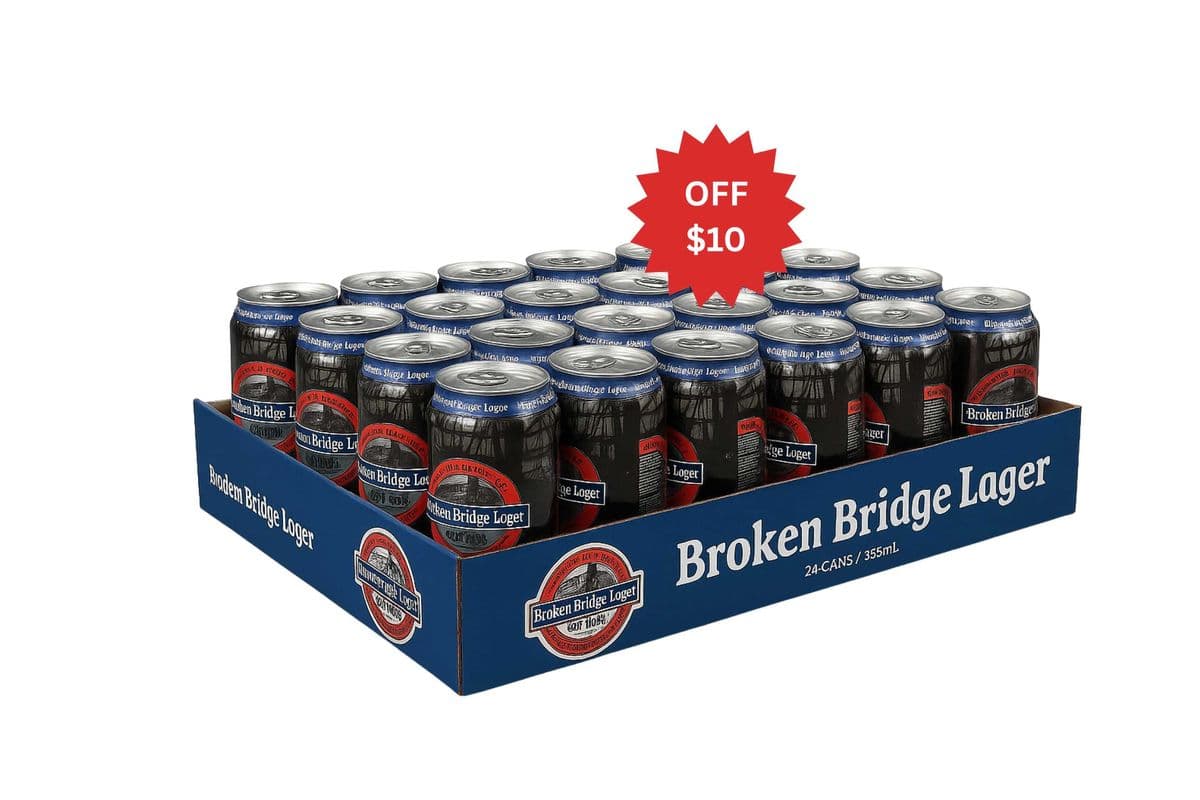 Pabco Broken Bridge Lager 24PK (24 x 355ML CANS )
